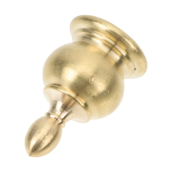 Soimiss Brass Finials for Lamps Pendant Lamp Finial Golden Copper 1Pack