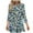 Blue Plus Size Blouse for Women_d, variant on CYMMPU 3/4 Sleeve Blouses for Women Dressy Casual Loose Fit Spring Tunic Tops Floral Pattern Fall Fashion Shirts Crew Neck Flare Hem Hide Belly Tops to Wear with Leggings T-Shirts Khaki XL