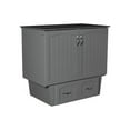 thumbnail image 5 of Nantucket Murphy Bed Chest Twin Grey with Charging Station & Cool Soft Mattress, 5 of 8