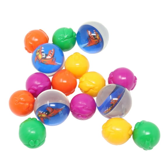 Replacement Parts for Collectible Mattel Game Piranha Panic J5924 - Replacement Set of 15 Marbles - 4 Piranha and 11 Colorful Fish