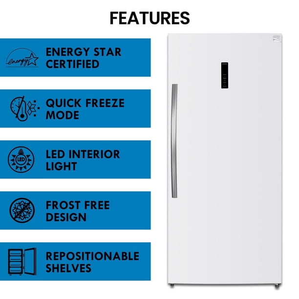 M*k様 FORNITORI DELLA REAL CASA Kenmore 21 Cu. Ft. Convertible Upright Freezer/Refrigerator