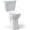 B, variant on Senfot ADA Tall Elongated Two Piece 1.28 GPF Toilet- Side Push Flush Ceramic Commode with Bottom Lock PP Seat Mobility Assistance Design White