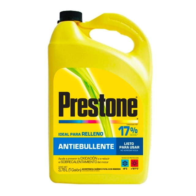 Anticongelante Prestone Listo para Usar de 3.785 Litros