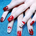 thumbnail image 5 of Christmas Nail Wraps Nail Cute Gel Nail Stickers Self Adhesive Manicure, 5 of 5