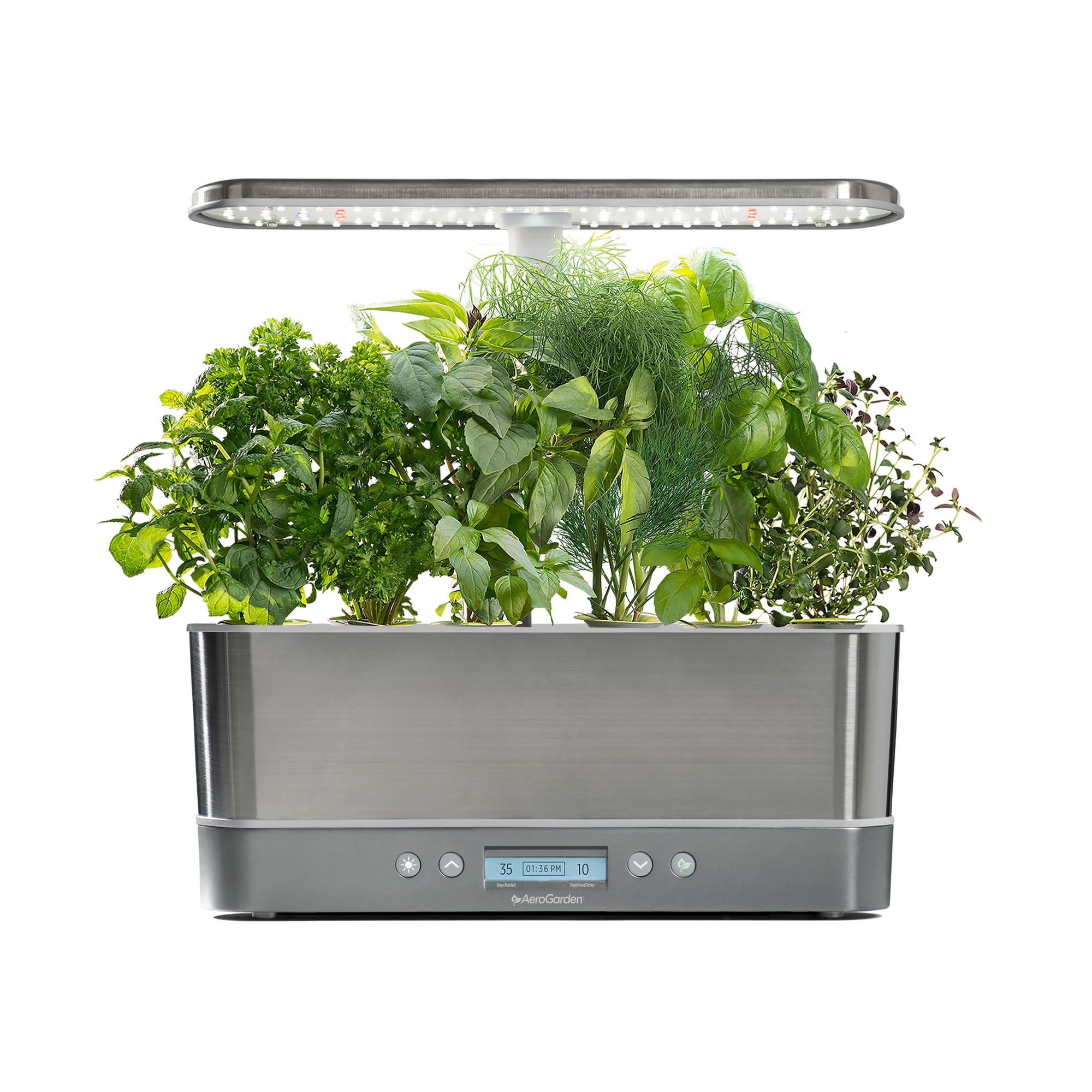AeroGarden Harvest 6 Pod Home Garden System White for sale online 