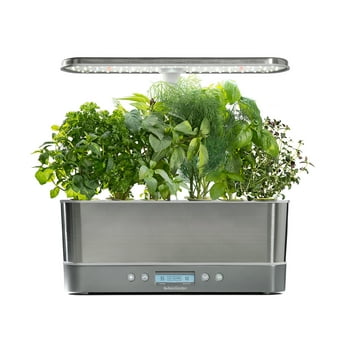 AeroGarden Harvest Elite Slim Indoor Garden with LED Grow Light