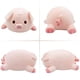 thumbnail image 2 of Almohada de juguete de cerdo de peluche regordete, cojín de muñeca de cerdo de peluche rosa, animales de peluche de cerdo lindos, almohada para abrazar, juguetes, regalo de Año Nuevo, regalo de cumpleaños de 15,7 pulgadas JM, 2 of 5