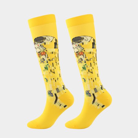 DNAKEN (6 pairs) Compression Socks for Women & Men Circulationis Best Support for Athletic Running,Hiking,Nursing softball socks cute compression socks women