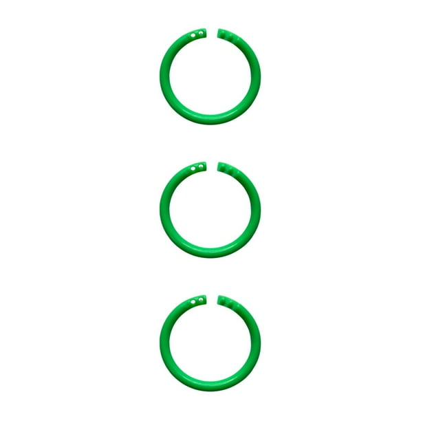 Tholdsy 10 paquetes/lote solución de encuadernación Flexible-anillos de encuadernación de hojas sueltas de plástico para una fácil Type1 NO1