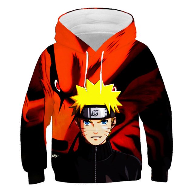 Nuevo Fire Hidden Ninja Hombres Mujeres Niños Sudaderas con capucha 3D Impreso Sudaderas Pullover Niño Niña Niños Manga larga Cool Streetwear Tops160 zhangyuxiang CONDUJO