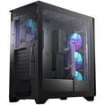 thumbnail image 4 of Gabinete Gamer MSI MPG GUNGNIR 300R AIRFLOW E-ATX Media Torre 4 Fan Cristal Templado USB-C ARGB Negro negro, 4 of 6