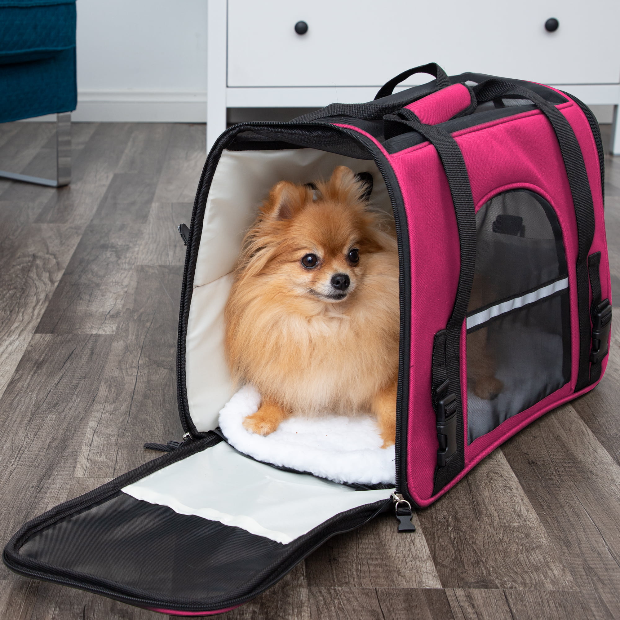 Classic Pet Carrier For Small Dogs, Cozy Soft Puppy \ Cats Bag – Petliv