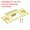 Gold, variant on Uxcell Door Strike Plate, Universal Latch Strike Plate Security T Strike Gold
