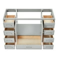 thumbnail image 5 of Ariel Stafford 54 Inch Single Sink Base Cabinet In Grey, 5 of 8