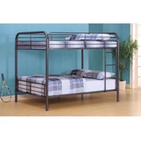 Bristol Full Over Full Metal Bunk Bed, Gunmetal