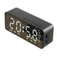 thumbnail image 2 of Reloj despertador con pantalla digital inteligente, multifuncional, Bluetooth 5.0, acabado de espejo, altavoz inteligente para dormitorio, 2 of 13
