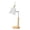 White, variant on Btomtd Wooden Adjustable Pole Desk Lamp, Antler Table Lamp for Home Office and Bedside, Compact Reading Light for Student Room, Black