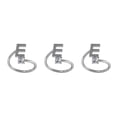 thumbnail image 4 of Anillo abierto Minnieouse ajustable con letras mayúsculas plata, 4 of 6