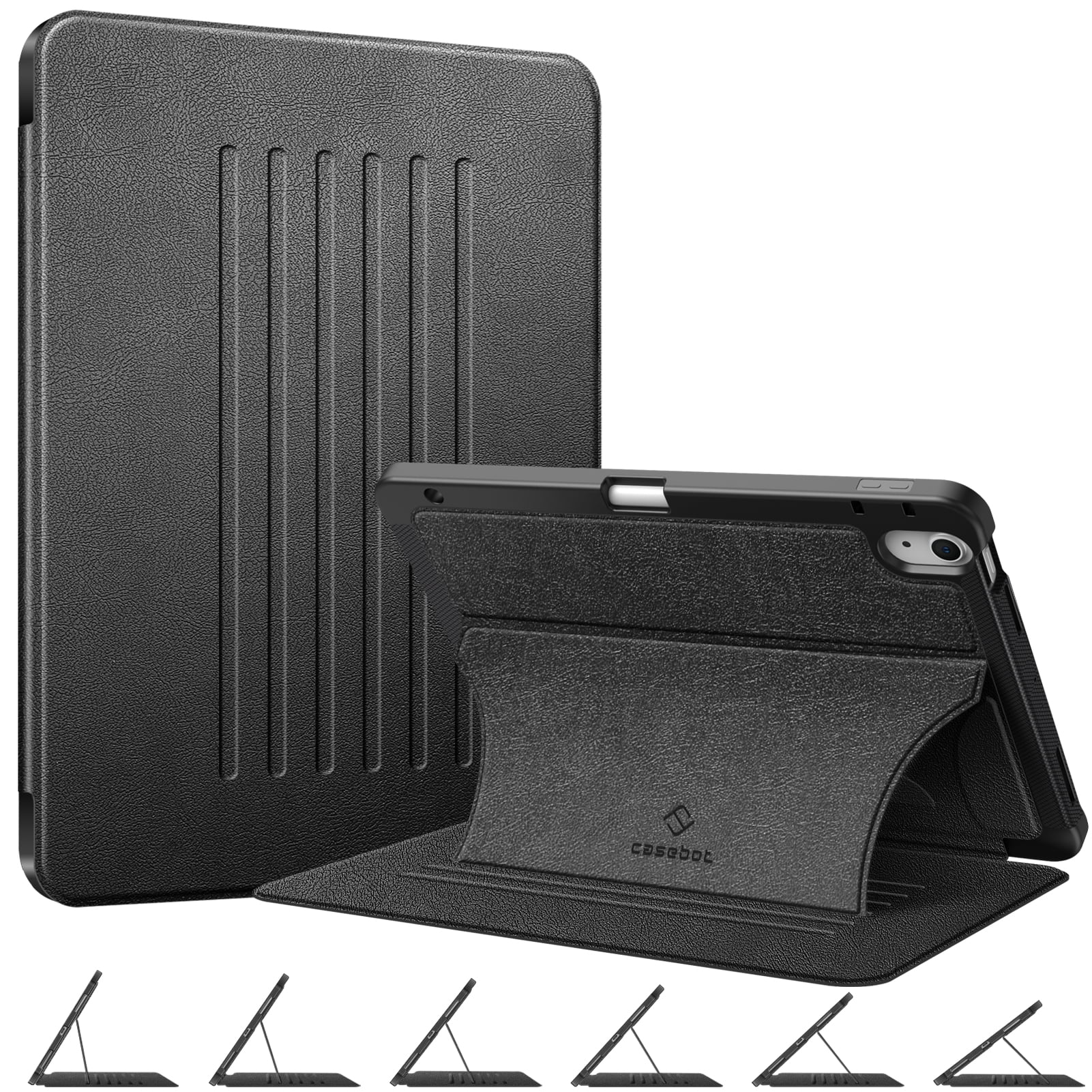 Fintie Case for iPad (2022) / iPad Air 4th (2020) 10.9" - Multi-viewing Angle Cover with Magnetic Stand Shockproof Rugged Soft TPU Cover Pencil Holder - Walmart.com
