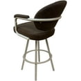 thumbnail image 4 of Swivel Extra Tall Metal 34" Stool - M-70 WB - Northwest Whiskey Brown - Beige, 4 of 6