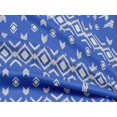 thumbnail image 5 of oneOone Rayon Medium Blue Fabric Ikat Sewing Craft Projects Fabric Prints By Yard 56 Inch Wide, 5 of 5