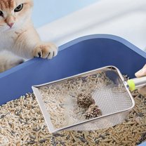 perfeclan Cat Litter Metal Litter er Cleaning Tool Kitty Stainless s Sand for Rabbits Puppy Bunny Mesh 2.0X2.0mm