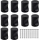 thumbnail image 1 of 10pcs Black Drawer Door Handle-18x23mm, Furniture Knob, Single Round Hole Drawer Knobs, Modern Door Knobs, Furniture Handles For Cupboard Cabinet Kitc, 1 of 5