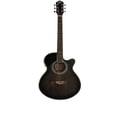 thumbnail image 2 of Guitarra Electroacústica Oscar Schmidt Flamed Transparent Black Og10cef, 2 of 2