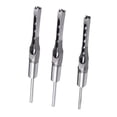 thumbnail image 2 of Durable Hole Drill Bit HSS Mortising Chisels Set Square Hole Drill Bit for Drill 3Pcs, 2 of 8