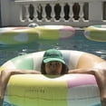 thumbnail image 6 of Sunnylife: Tube Ring Float - Pool Side Pastel Gelato - 41" Round Inflatable, Beach & Water Play, Durable Lounge Tube, 220lb Cap, Kids-Teens-Adults 6+, 6 of 9