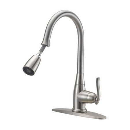 

Boston Harbor FP4A0000NP Kitchen Faucet 1.8 Gpm 1-Faucet Handle 1 3-Faucet Hole Brass/Plastic/Zinc Deck Mounting