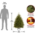 thumbnail image 2 of Árbol de Navidad Abeto Dunhill Artificial National Tree Company 4 pies DUH-40 con 559 puntas y Soporte, 2 of 2