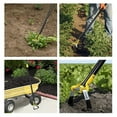 thumbnail image 4 of relayinert Stainless Steel Hand Rake Garden Tool Hoe For Efficient Weeding Garden Hoe 6 sections 2.4m, 4 of 6