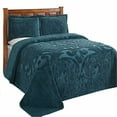 thumbnail image 3 of Better Trends BSASKITL Couvre-Lit en Coton Ashton, Turquoise - Taille King, 3 of 3