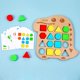 thumbnail image 1 of Juguetes Educativos de aprendizaje Montessori para niños, juego de combinación de colores, rompecabezas 3D, juego de mesa interactivo, juguetes para niños de 3 a 6 años Fivean unisex, 1 of 2