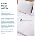 thumbnail image 4 of Allied Home Down Alternative Bed Blanket - Machine Washable Comforter Blanket - Soft Microfiber Bed Blanket Comforter with Cloud Quilt Construction - Alternative Down Comforter Queen, 90” x 90”, 4 of 5