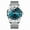 M6367 Silver Shell Blue Surface Steel Belt Model, variant on High-end Men's Watch Business Quartz Watch Luminous Large Dial Men's Fashion Trend Watch