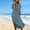 Light Blue, variant on Sakmal Dresses for Women Spring Maxi Cotton Linen Moomoo Shirt Dress Collared Short Sleeve Beige Ladies Sundress L