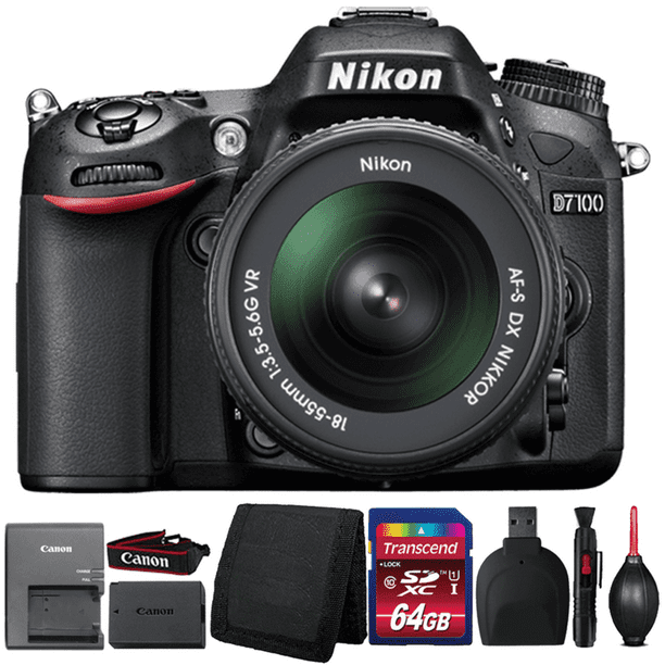  Nikon  D7100  Digital SLR Camera with 18 55mm Lens and 