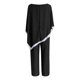thumbnail image 5 of Conjunto de top con lentejuelas y pantalones anchos para mujer, 3 piezas, 5 of 5