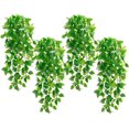thumbnail image 1 of Whonline 4 plantas colgantes artificiales de 3.6 pies, pothos de imitaci&oacute;n con 162 hojas cada una, hiedra artificial para rec&aacute;mara, pared, porche, jard&iacute;n, Whonline NA, 1 of 7