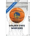 thumbnail image 3 of NBA Golden State Warriors - Drip Ball 20 Wall Poster with Push Pins, 14.725" x 22.375", 3 of 3