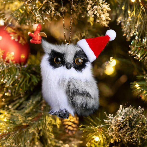 Charming and Lifelike Simulation Owl: The Perfect Christmas Gift and Decoration to Brighten Your Holiday Season