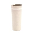 thumbnail image 2 of Taza de vacío de paja de trigo Taza de vacío con asa a prueba de fugas Botella de agua de calibre pesado, beige kenally HA7123-04B, 2 of 6