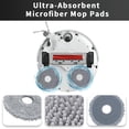 thumbnail image 6 of 22 Pack Replacement Accessories for Roborock QV 35A/QV 35S Robot Vacuum Cleaner, , 2 Main Brush Roller, 4 Hepa Filters,4 Mop Pads, 4 Dust Bags, 6 Side Brush, 6 of 7