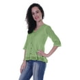 thumbnail image 4 of Moomaya Womens Cotton Peplum Top V-Neck Cotton Tunic Ethnic Blouse, 4 of 7