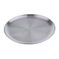 thumbnail image 1 of NUEVAS Placas Redondas de Acero Inoxidable para Acampar de Aire Libre Bandeja de Servicio  30 centimetros Macarena Plato llano de acero inoxidable, 1 of 8