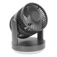 thumbnail image 1 of Table Fan, Air Circulator, Desktop Oscillating with Double Side Airflow Design, Automatic Oscillation, 3 Speeds, 6000mAh Battery, Soft Night Light for, 1 of 7