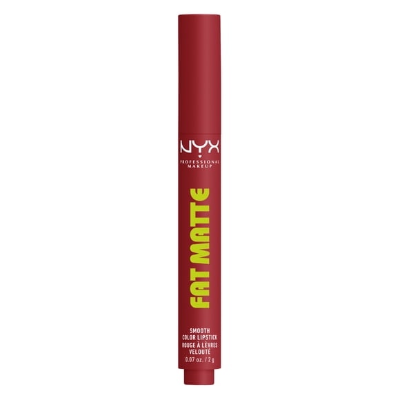 NYX Professional Makeup Fat Matte Smooth Color Lipstick, Mauve Cloud (Mauve)