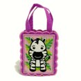 thumbnail image 2 of Little Zebra Small Felt Gift Bag, Purple, 2 of 2